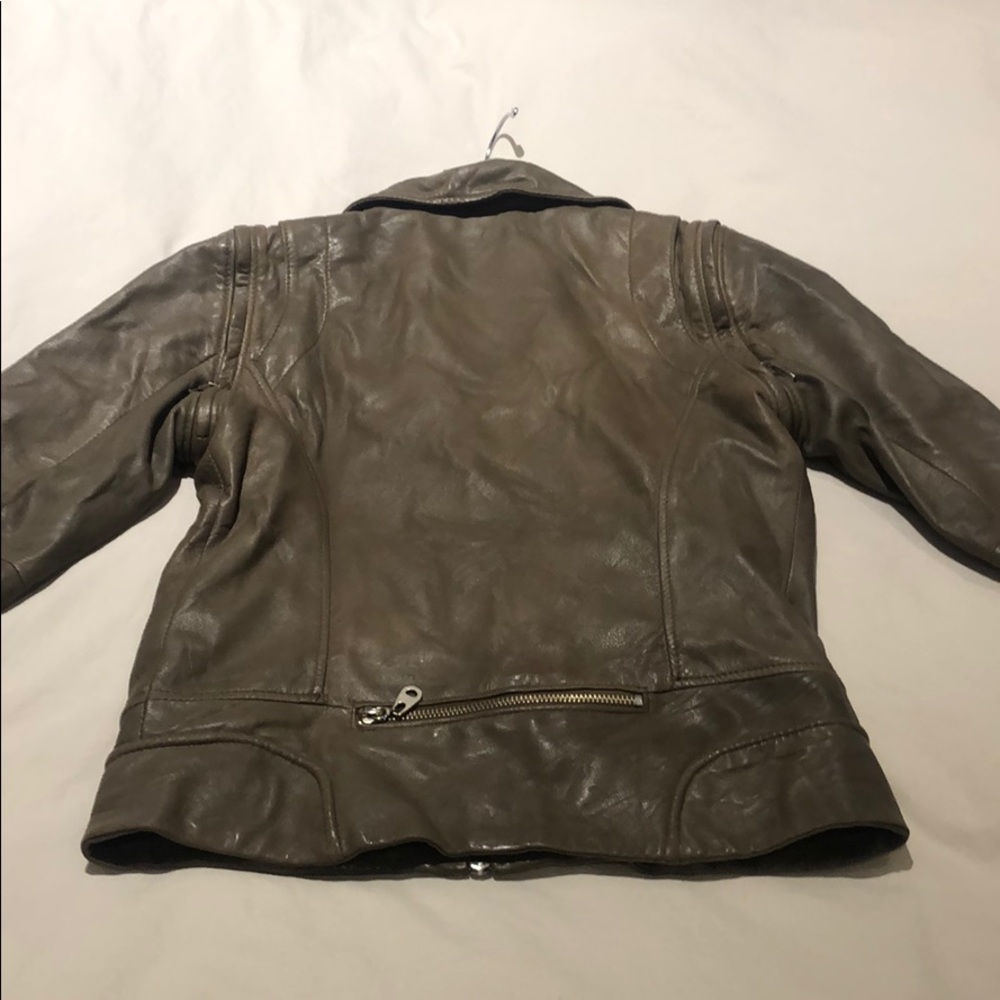 Convertible Leather Jacket - Picture 2 of 7